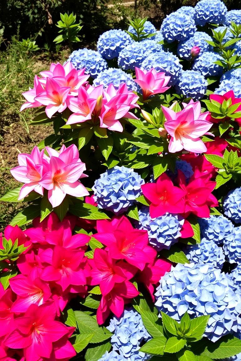Azaleas and Hydrangeas Combination - 24 Azalea Garden Ideas