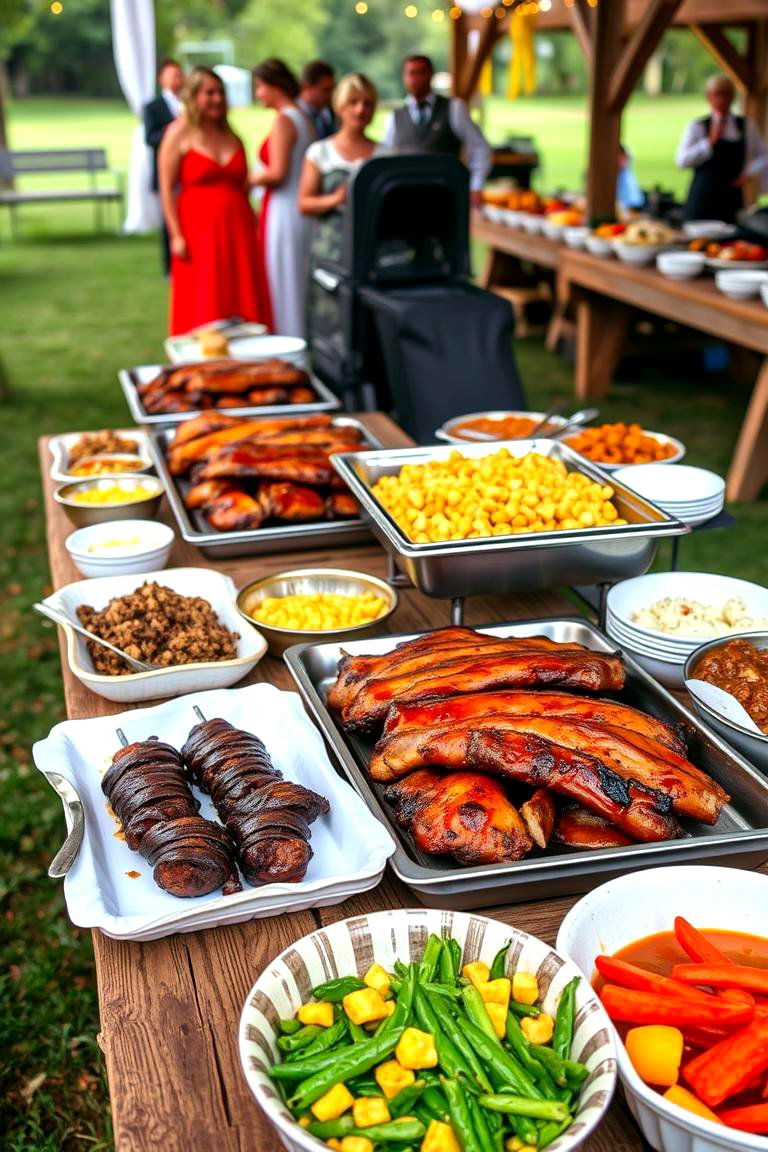 BBQ Feast Fun - 24 Western Wedding Ideas