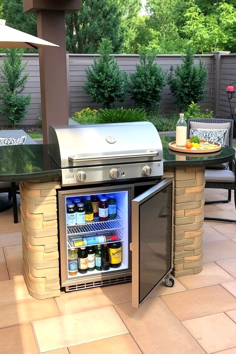 BBQ Island with Refrigeration - 24 Bbq Island Ideas