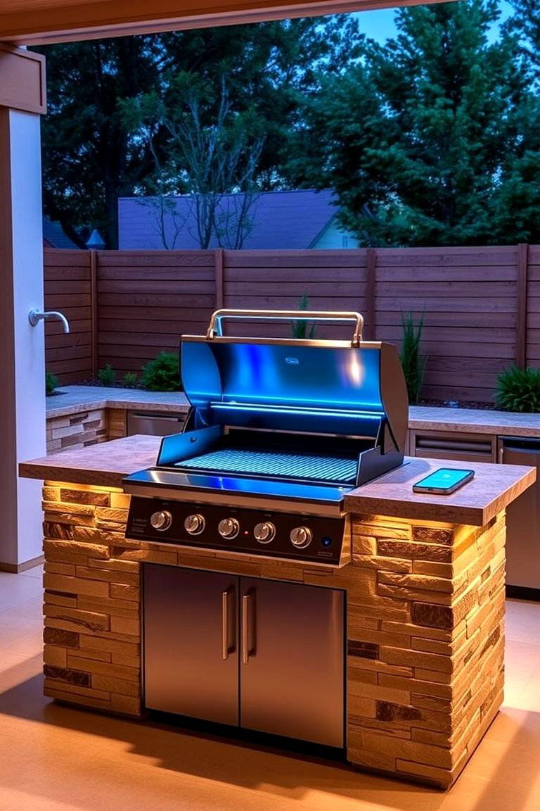 BBQ Island with Smart Technology - 24 Bbq Island Ideas