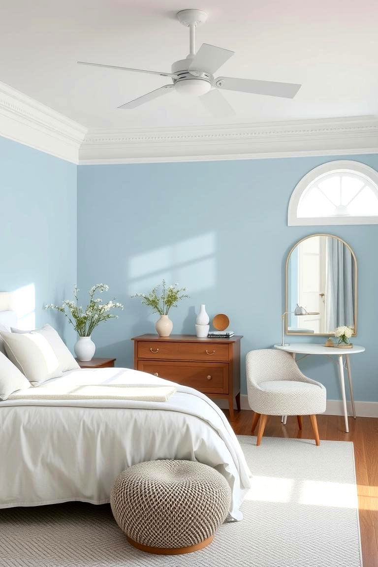 Baby Blue Calm - 24 Pastel Bedroom Ideas