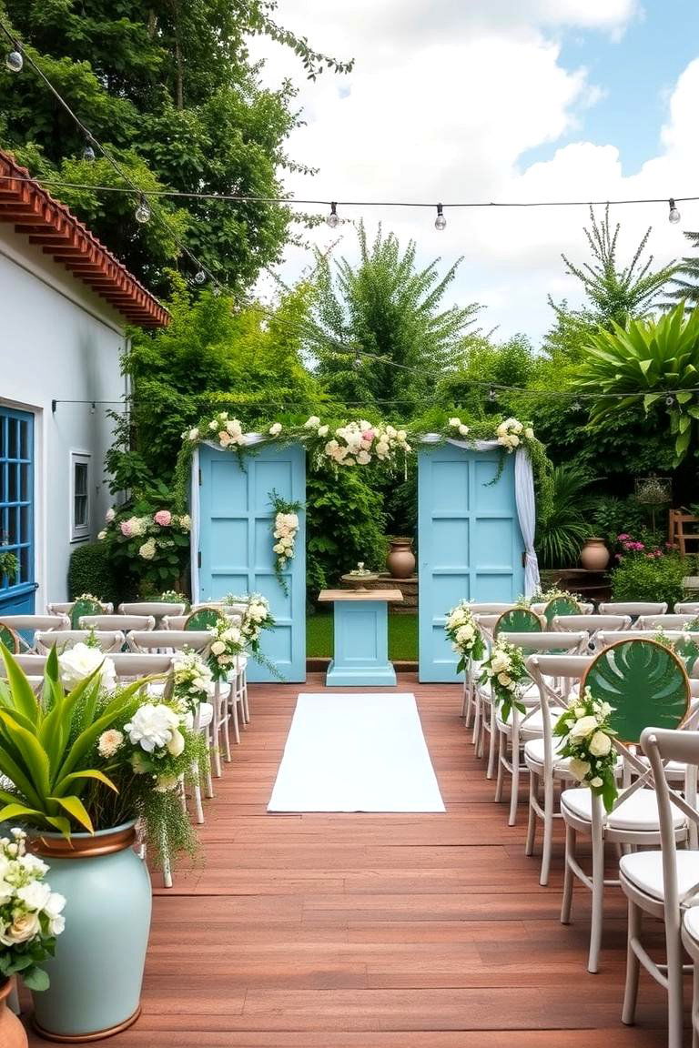 Baby Blue Garden Party - 24 Blue Wedding Theme Ideas