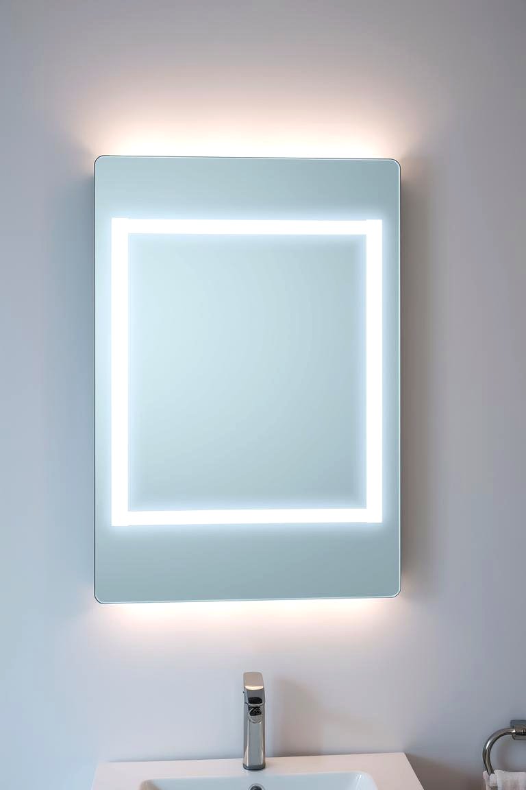 Backlit Mirrors - 24 Modern Bathroom Ideas