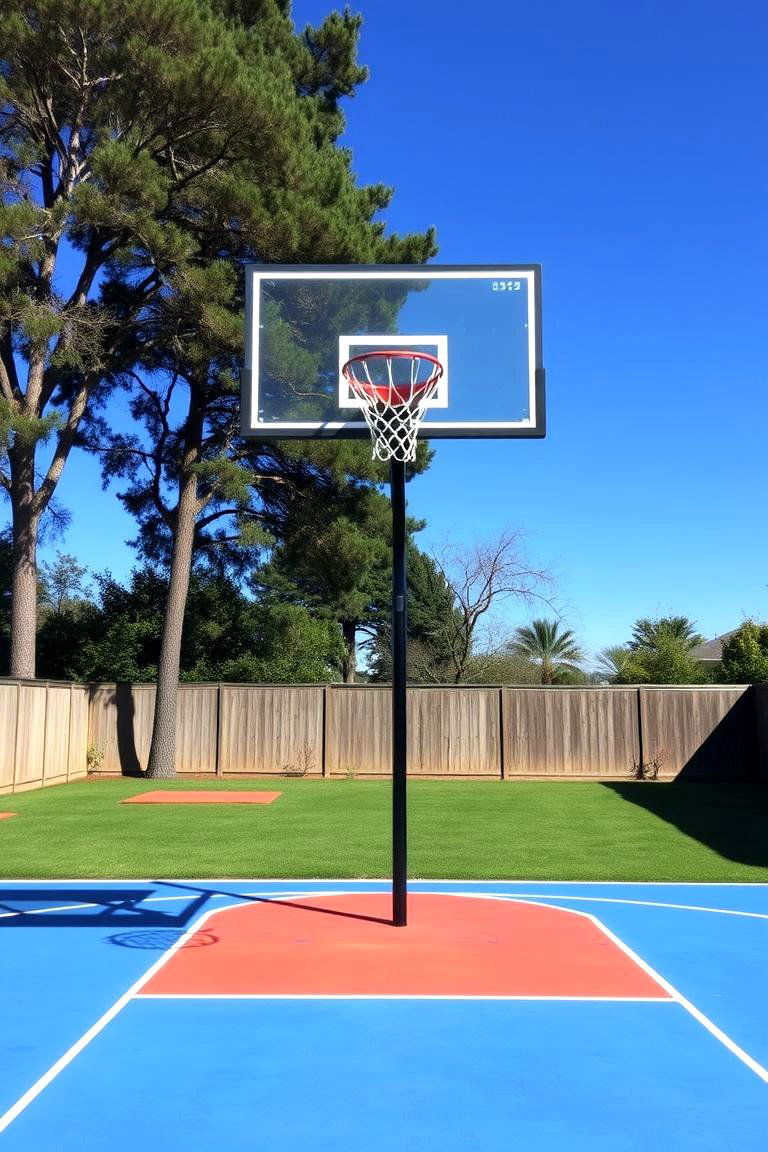 Backyard Basketball Court - 24 Backyard Ideas