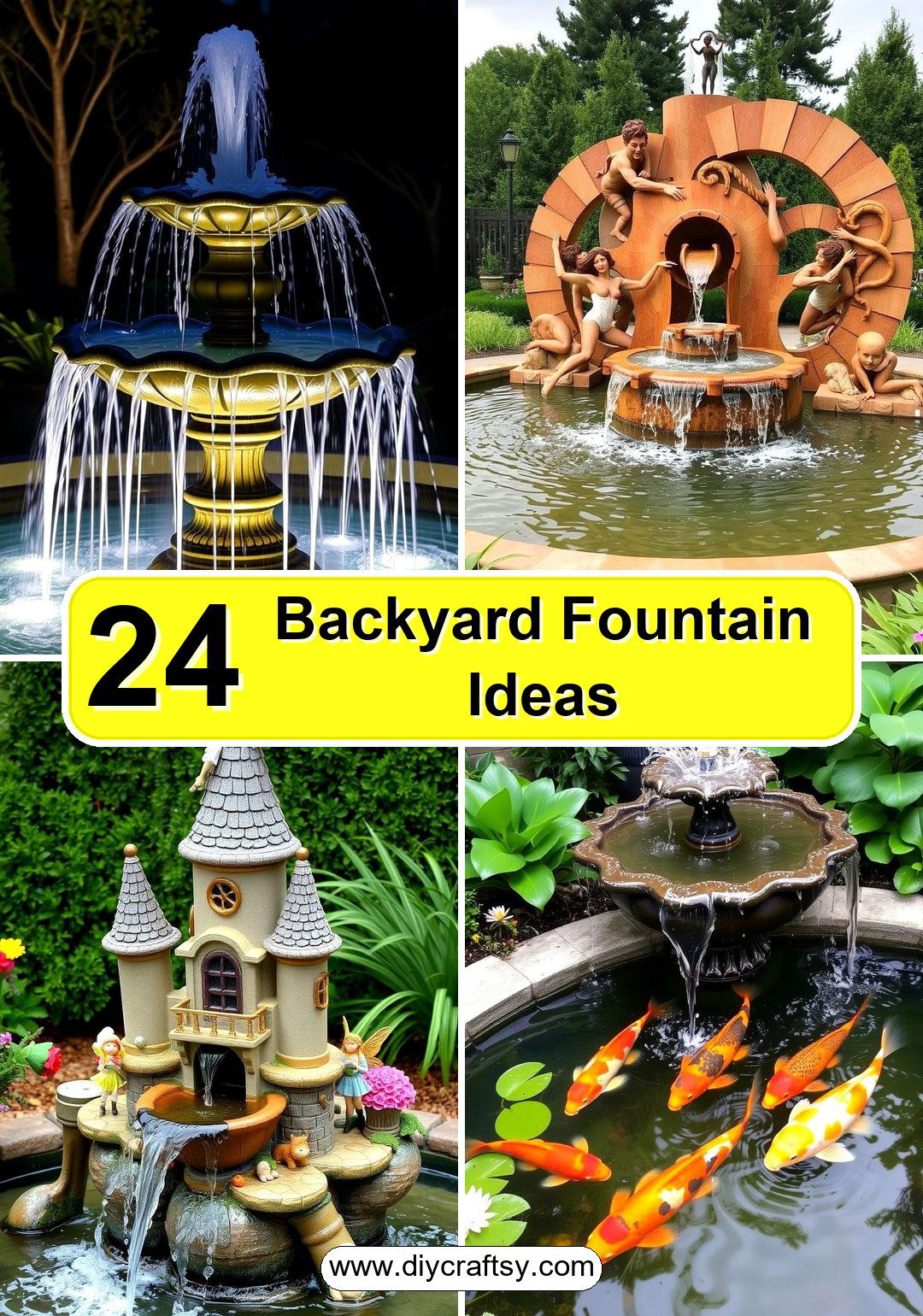 Backyard Fountain Ideas