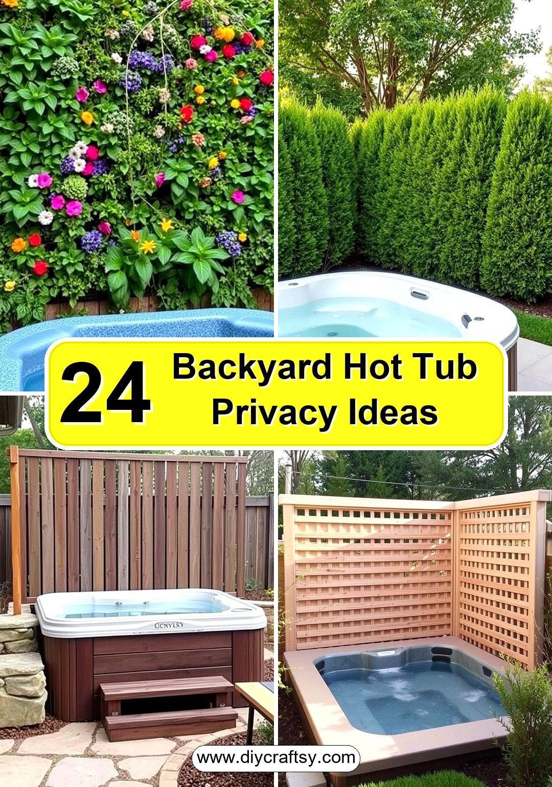 Backyard Hot Tub Privacy Ideas