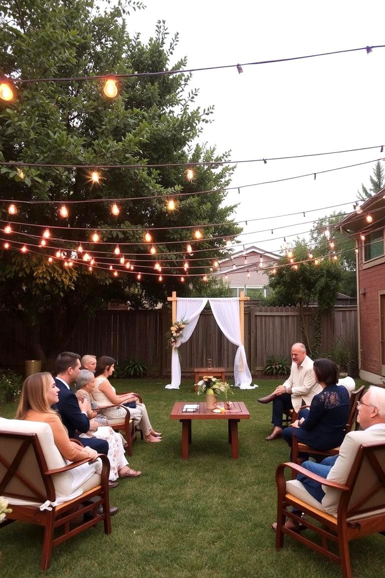 Backyard Intimacy Wedding - 24 Small Wedding Ideas