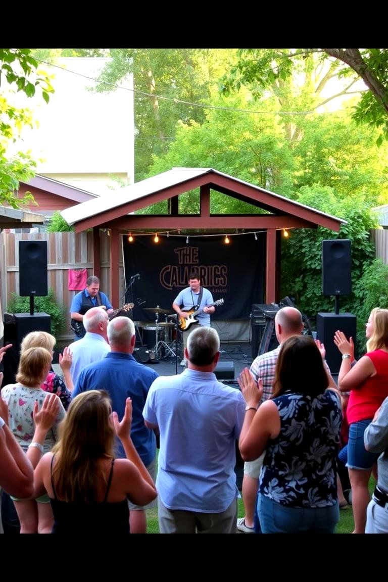 Backyard Music Concert - 24 Backyard Entertainment Ideas