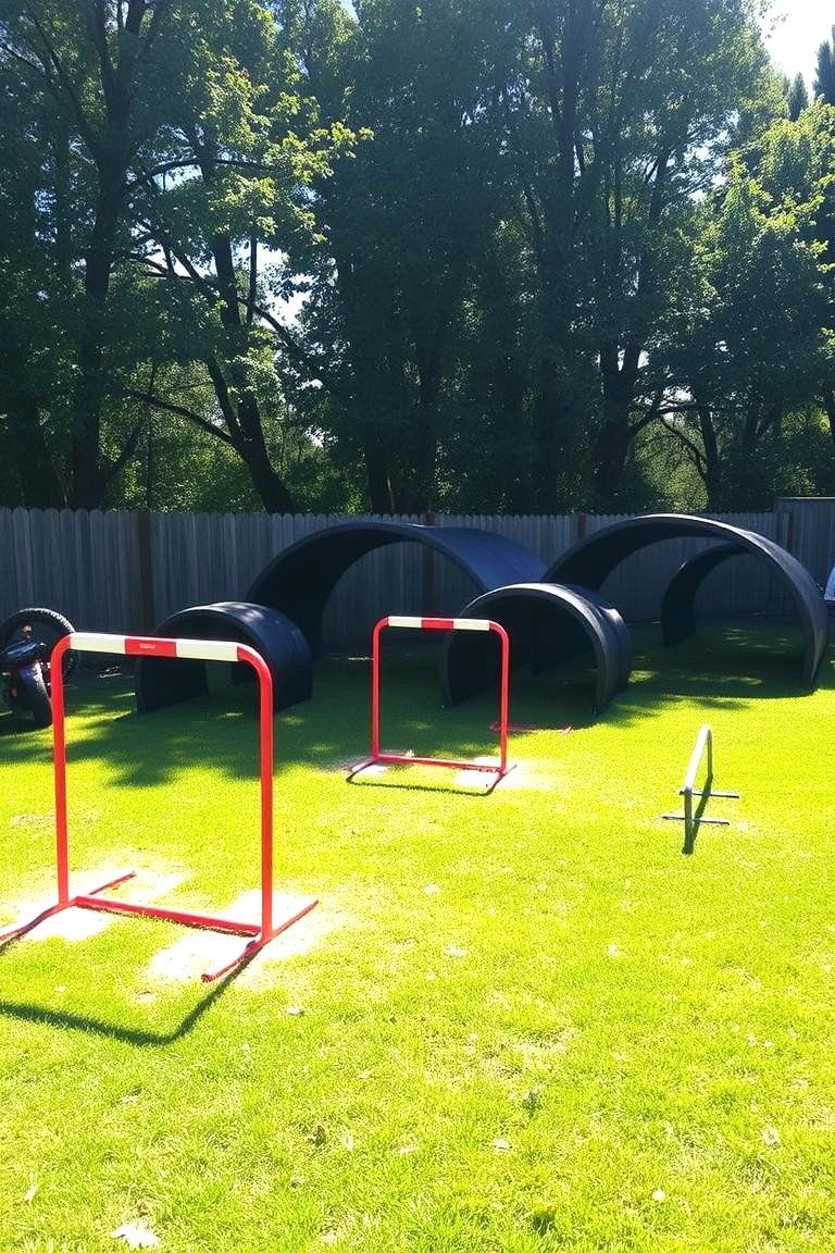 Backyard Obstacle Course - 24 Backyard Ideas for Kids