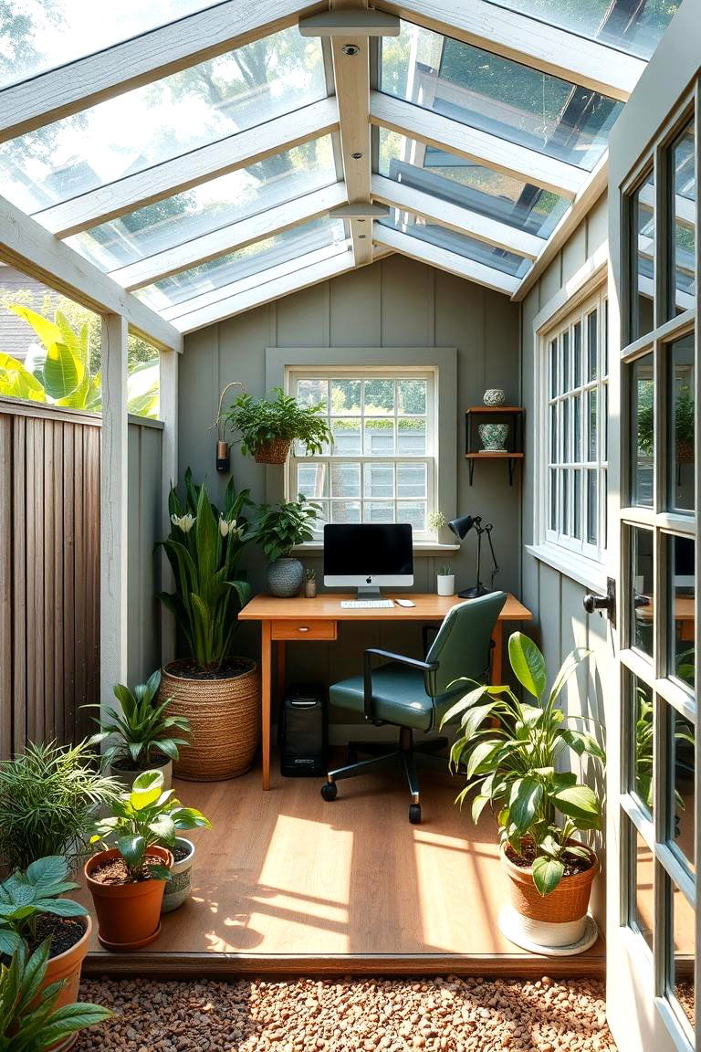 Backyard Office Space - 24 Backyard Ideas
