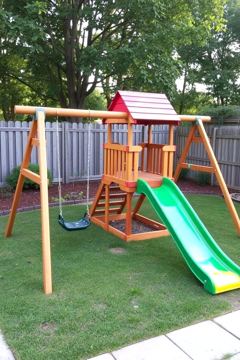 Backyard Play Area - 24 Outdoor Living Space Ideas