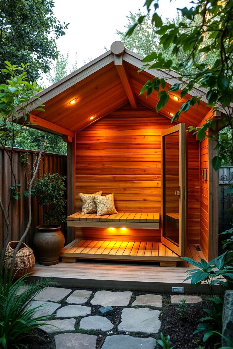 Backyard Sauna Oasis - 24 Outdoor Sauna Ideas