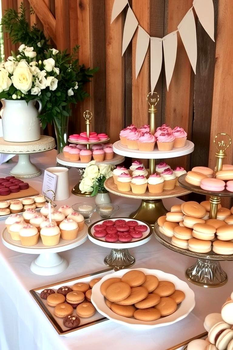 Backyard Wedding Dessert Bar - 24 Backyard Wedding Ideas