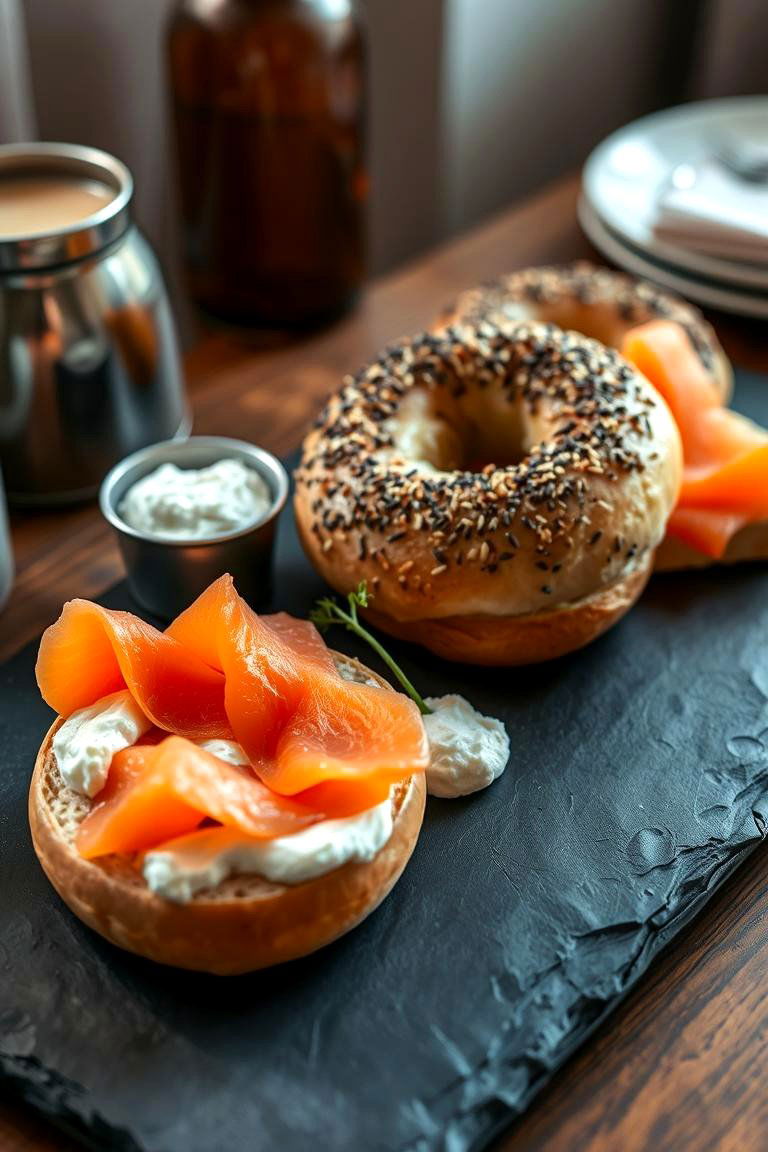 Bagel and Lox Bar - 24 Breakfast Bar Ideas