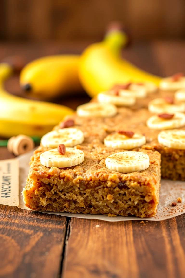 Baked Banana Bread Bar - 24 Breakfast Bar Ideas