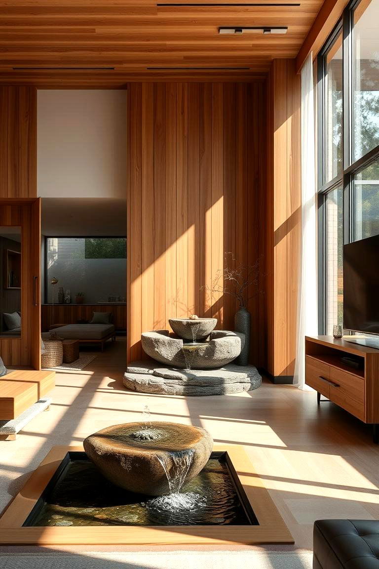 Balance with Natural Elements - 24 Feng Shui Living Room Ideas
