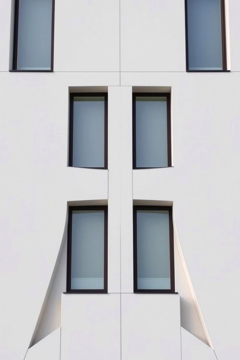 Balanced Geometric Shapes - 24 Minimalist House Exterior Ideas