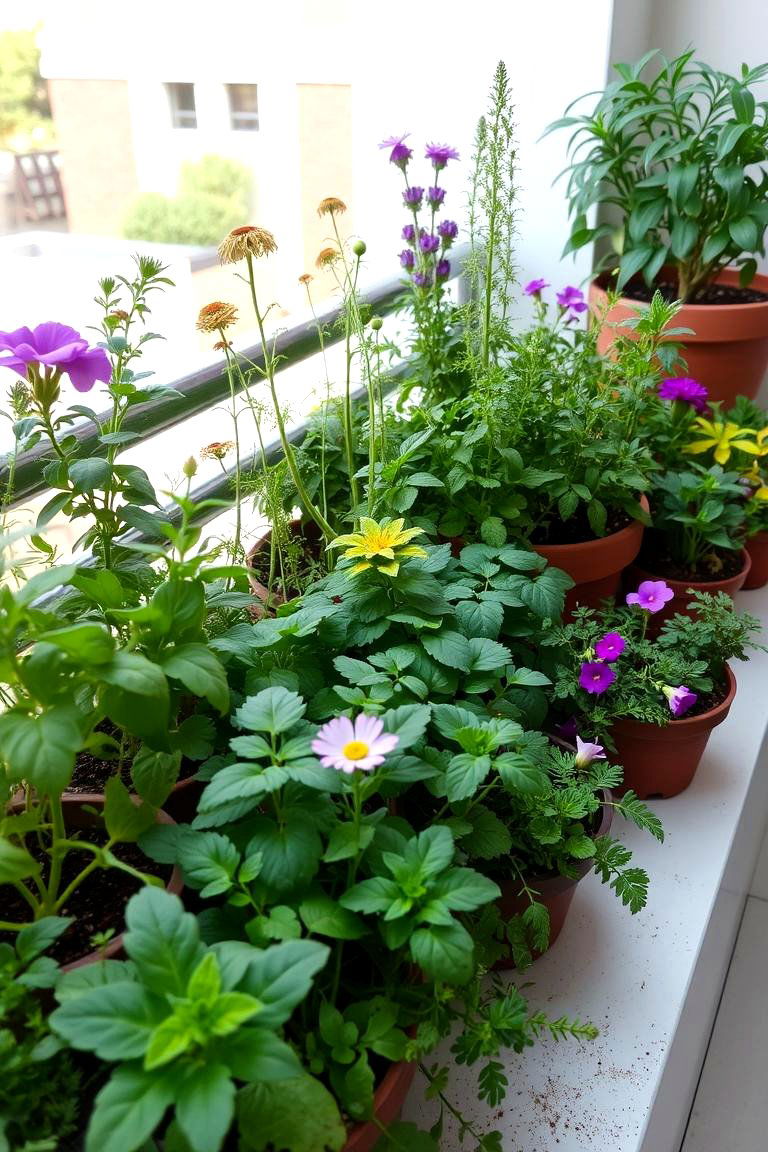 Balcony with Personal Garden - 24 Bedroom Balcony Ideas