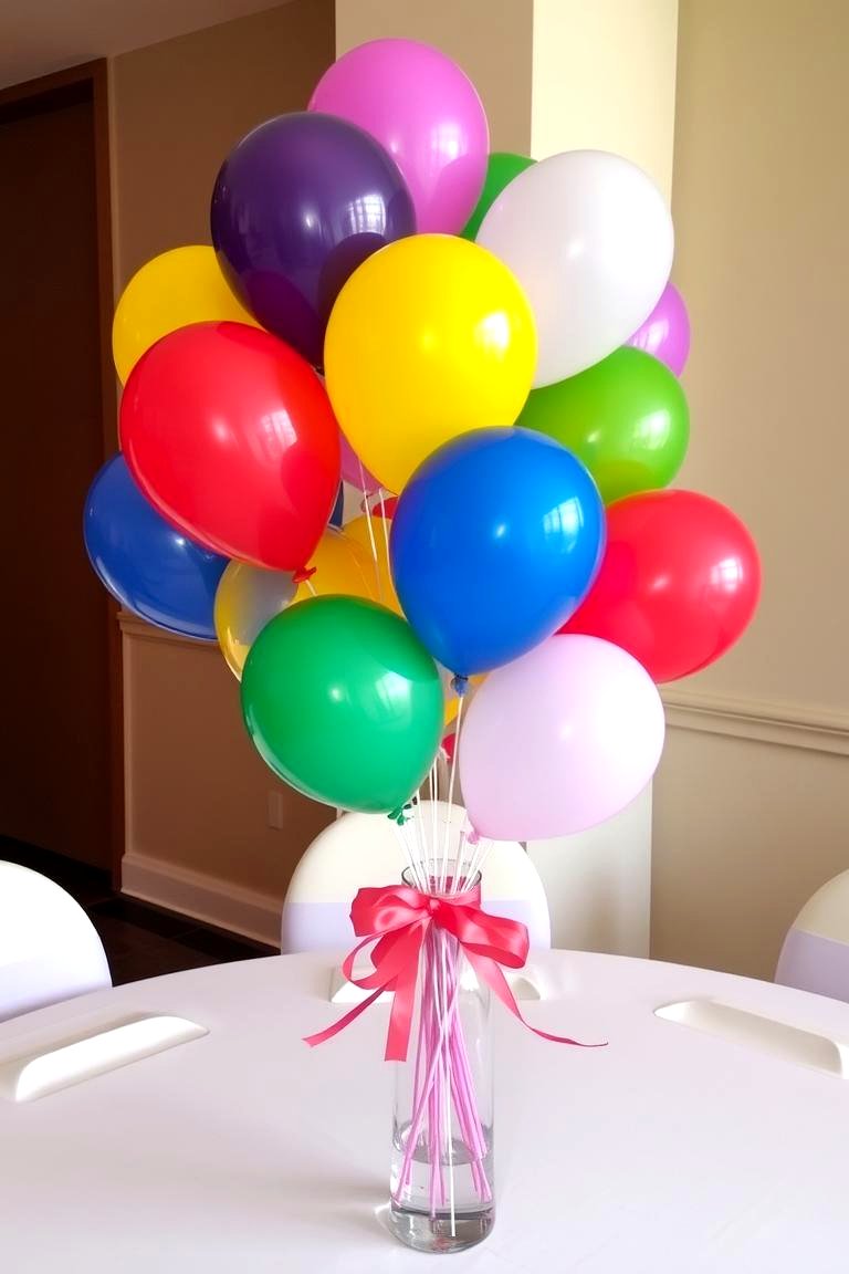 Balloon Bouquet Centerpiece - 24 Balloon Centerpiece Ideas