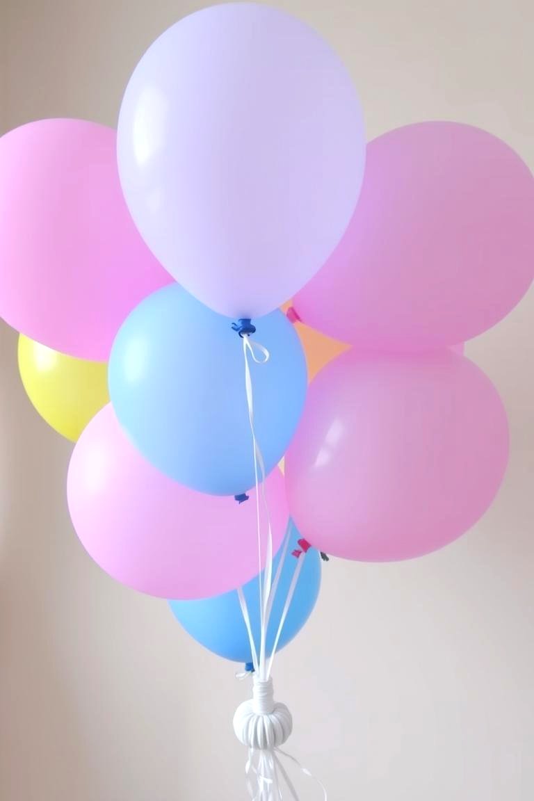 Balloon Clusters for a Pop of Fun - 24 non-floral wedding centerpiece ideas
