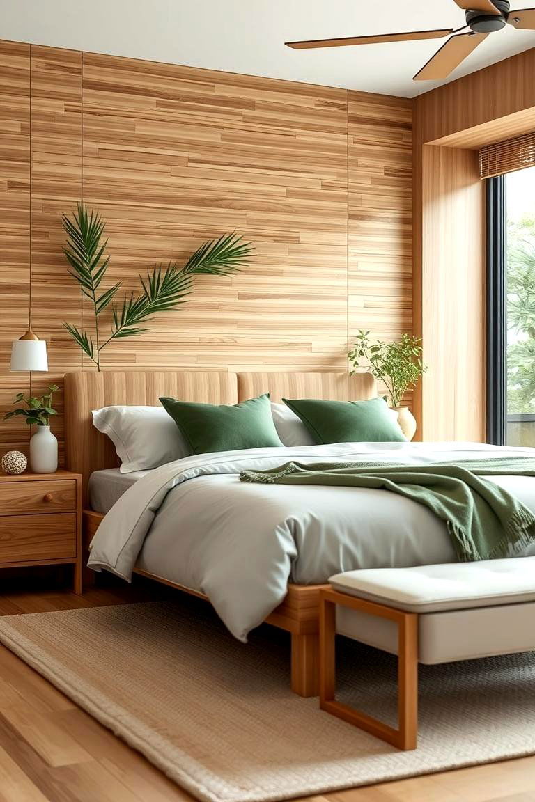 Bamboo Bliss Bedroom - 24 Tropical Bedroom Ideas