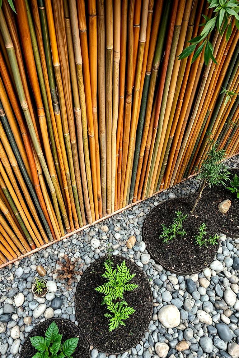 Bamboo Fencing for a Zen Like Vibe - 24 Backyard Privacy Ideas