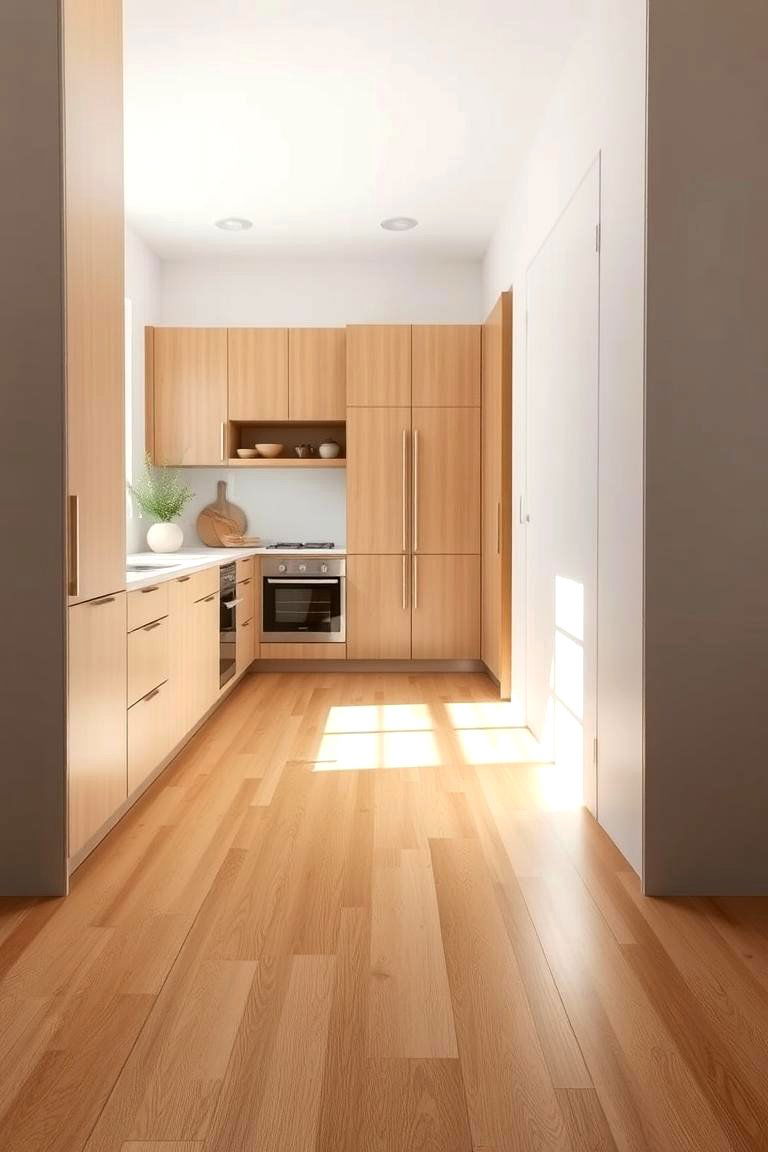 Bamboo Flooring - 24 Natural Kitchen Design Ideas