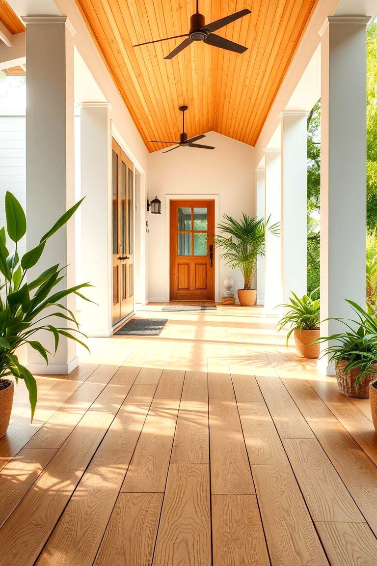 Bamboo Flooring - 24 Porch Flooring Options