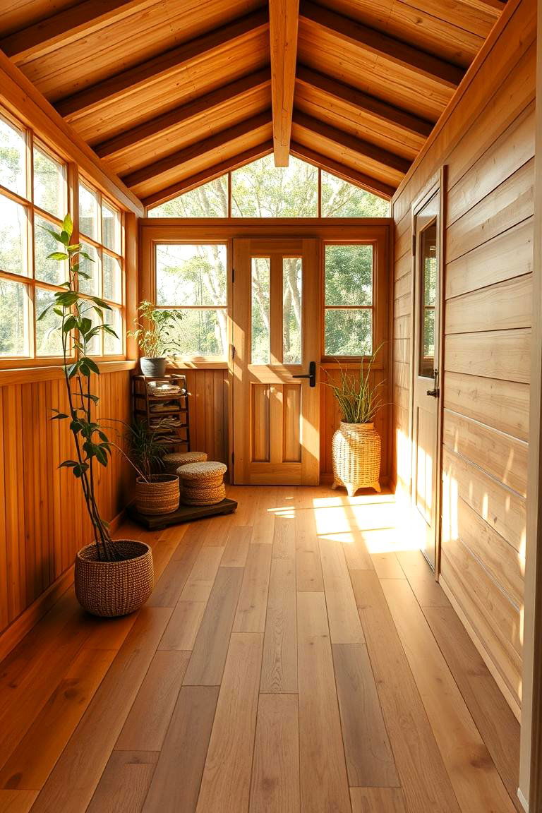 Bamboo Flooring Option - 24 Shed Floor Ideas