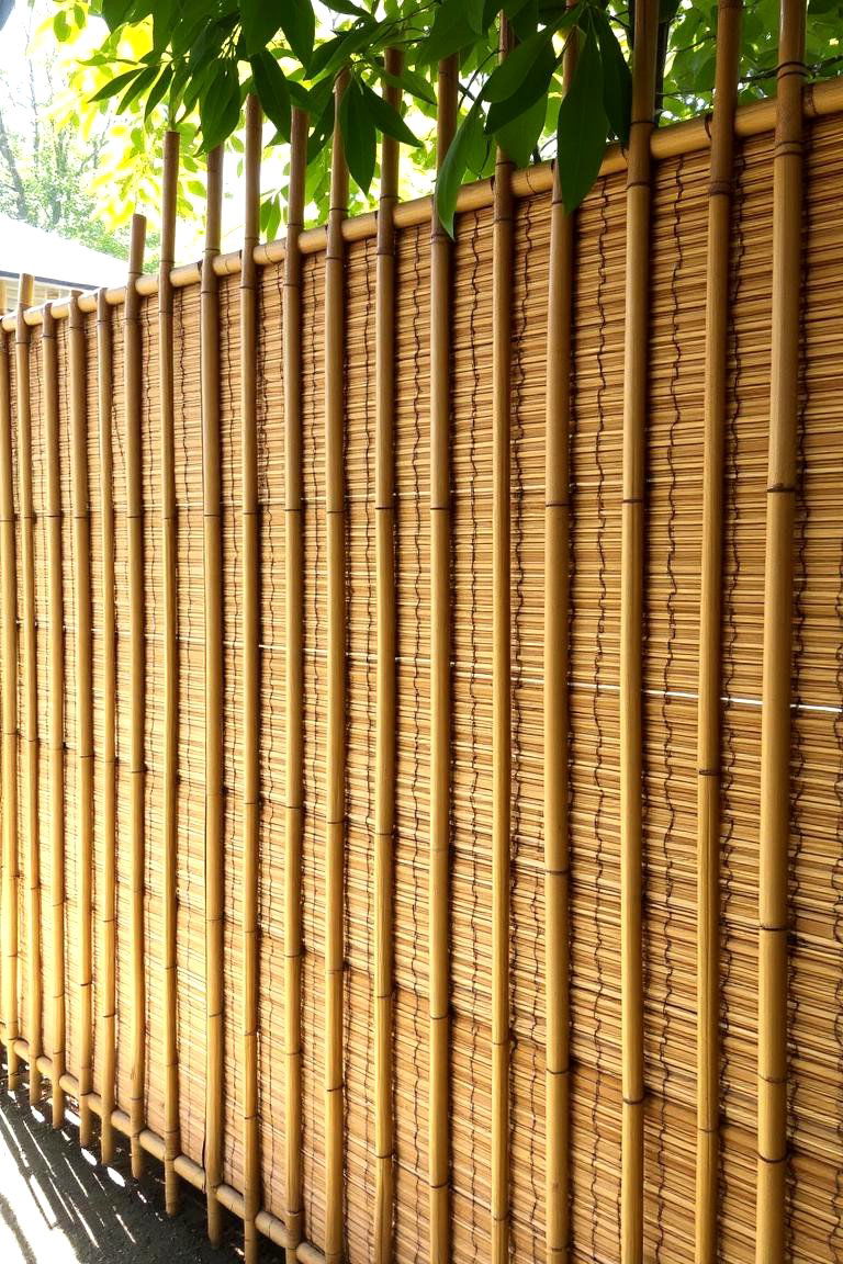 Bamboo Screen Panels - 24 Outdoor Privacy Screen Ideas
