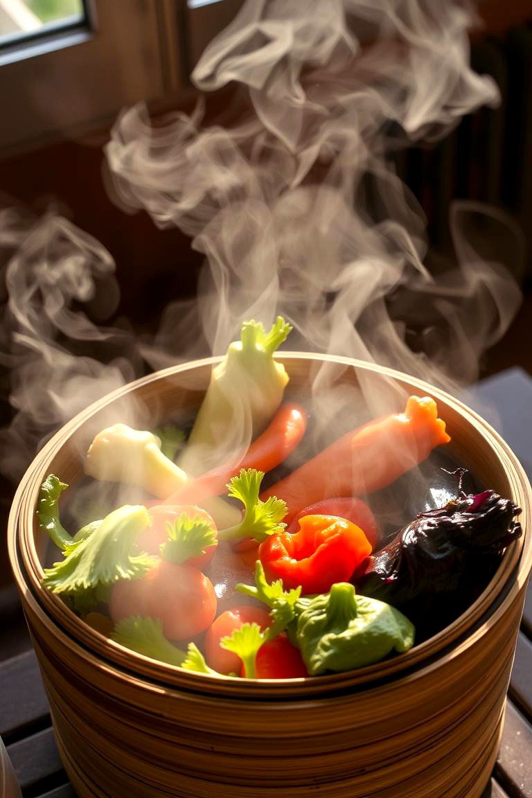 Bamboo Steaming Techniques - 24 Primitive Kitchen Ideas