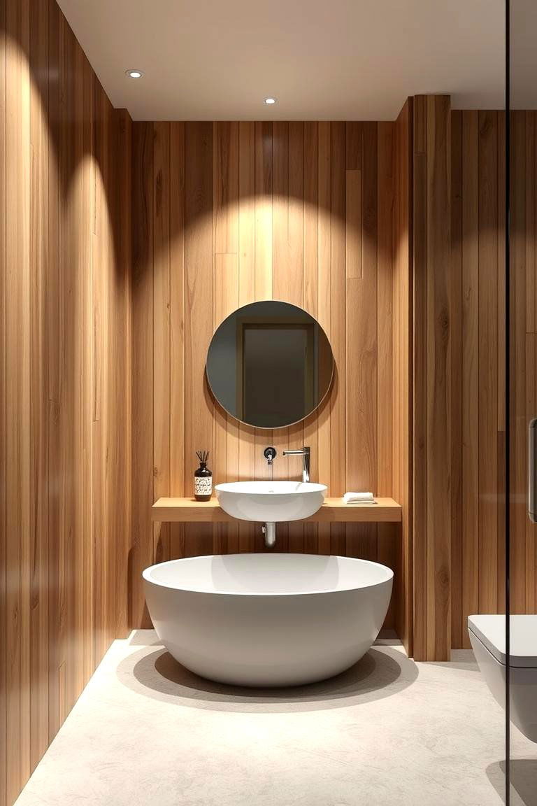 Bamboo Wall Panels - 24 Bathroom Wall Ideas