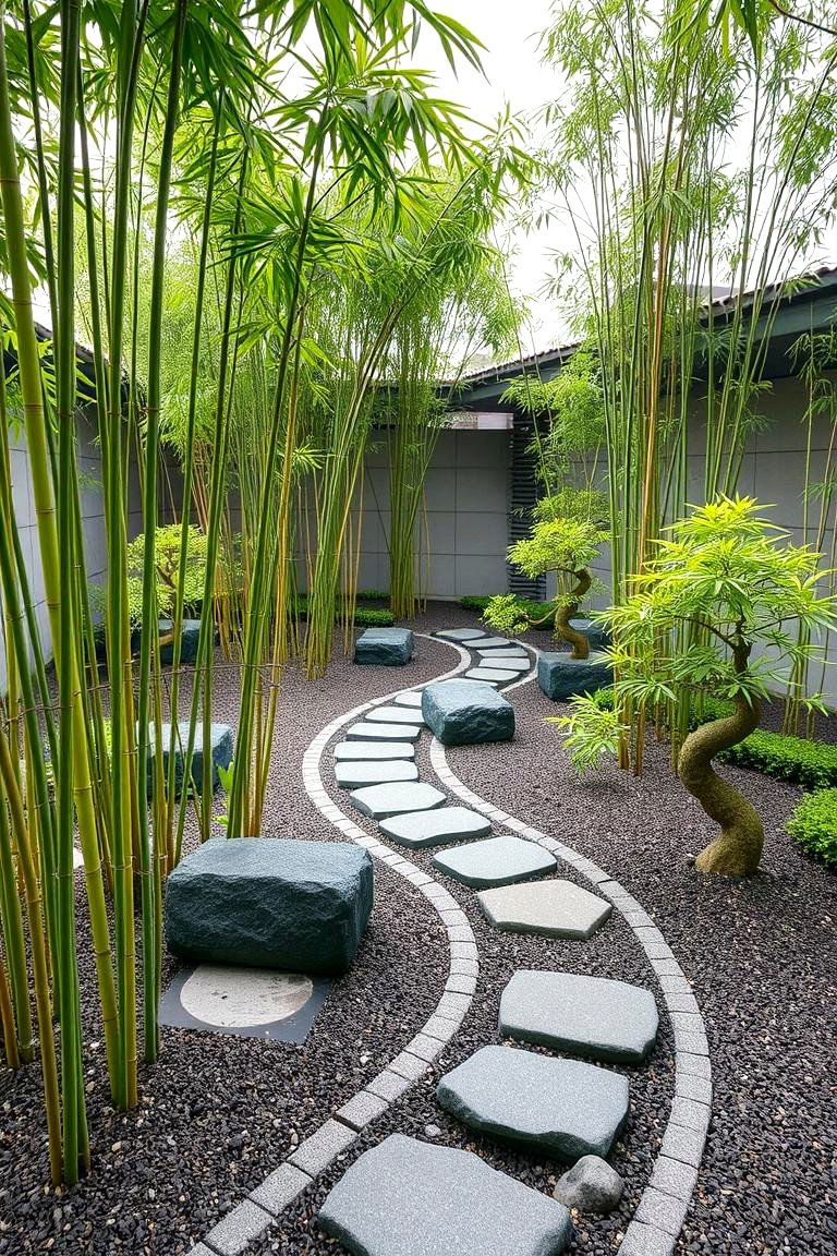Bamboo and Bonsai Fusion Garden - 24 Bonsai Garden Ideas