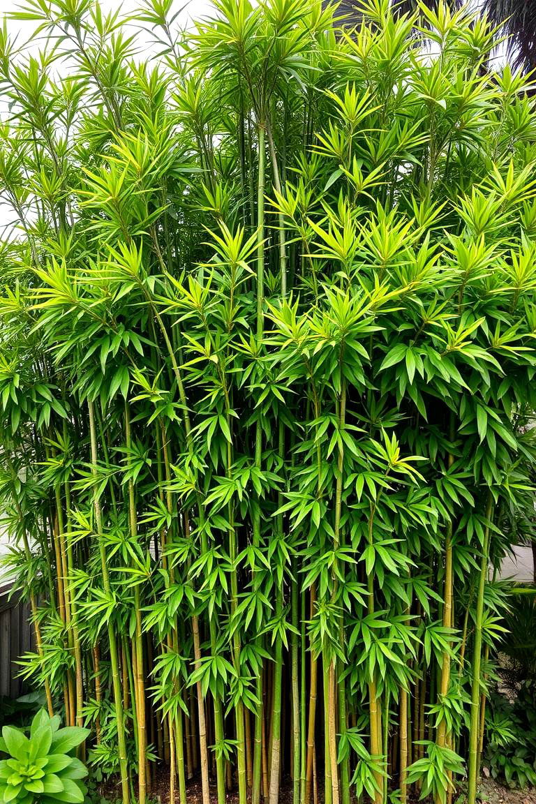 Bamboo for Fast Growth and Tropical Privacy - 24 Shrubs for Privacy