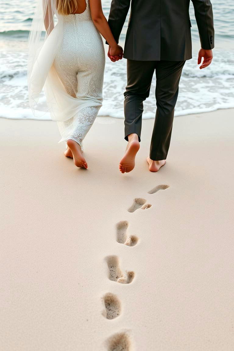 Barefoot Beach Walk - 24 Beach Wedding Ideas
