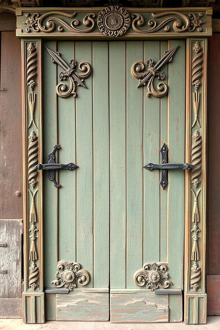 Barn Door Accent Art - 24 Farmhouse Wall Decor Ideas