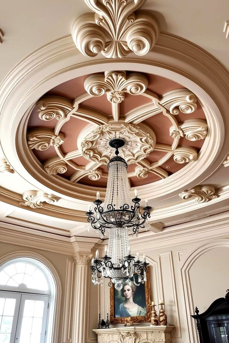 Baroque Inspired Molding - 24 Crown Molding Ideas