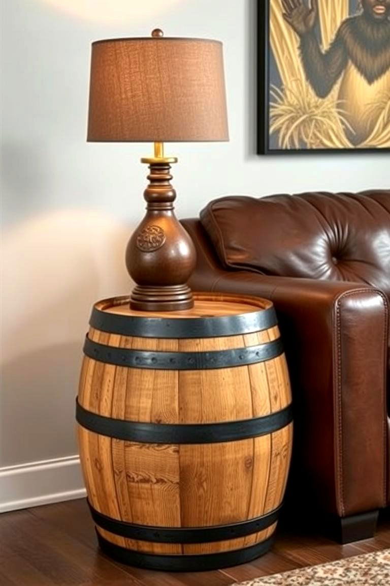 Barrels and Barrel Inspired Furniture - 24 Western Decor Ideas