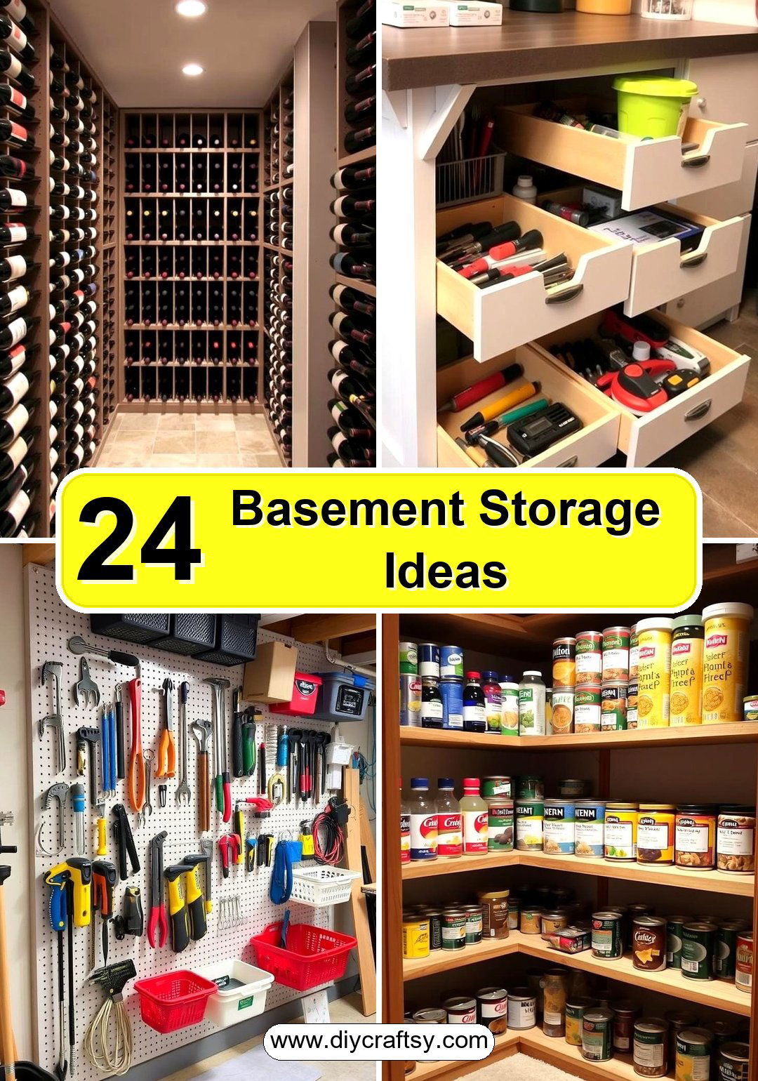 Basement Storage Ideas