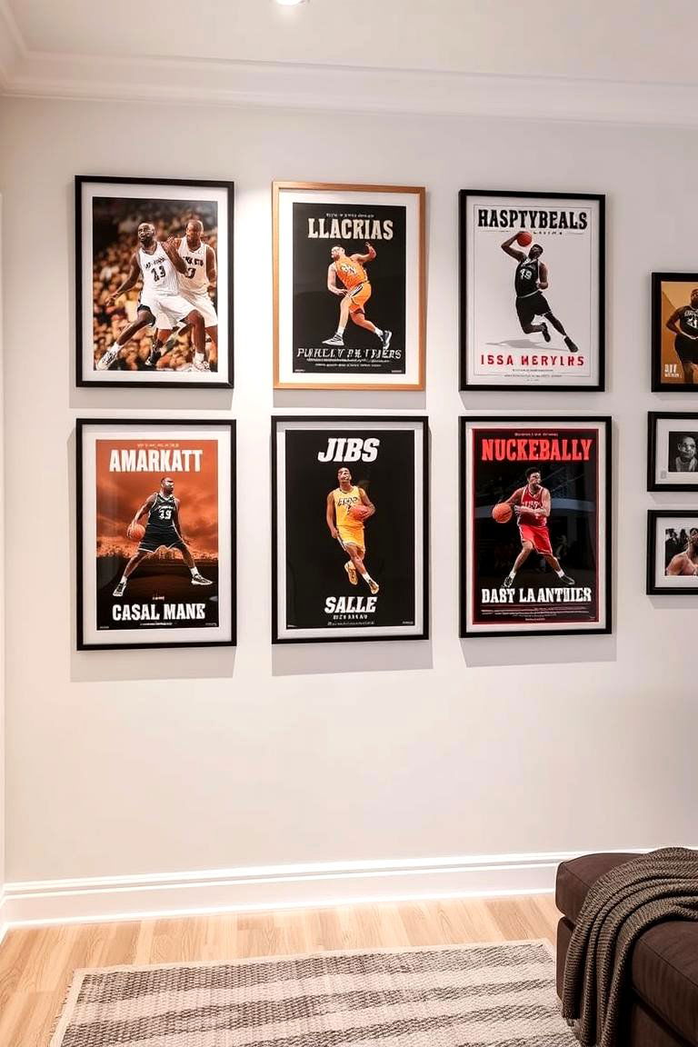 Basketball Poster Gallery - 24 basketball room decor ideas