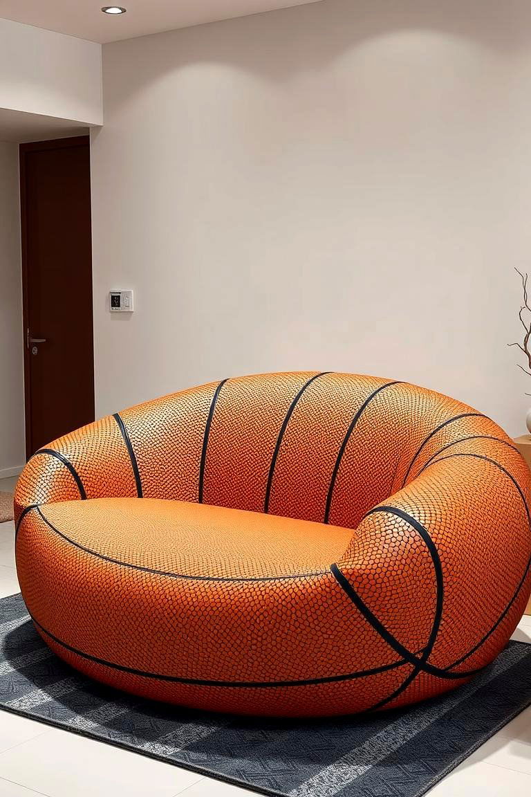 Basketball Themed Furniture - 24 basketball room decor ideas