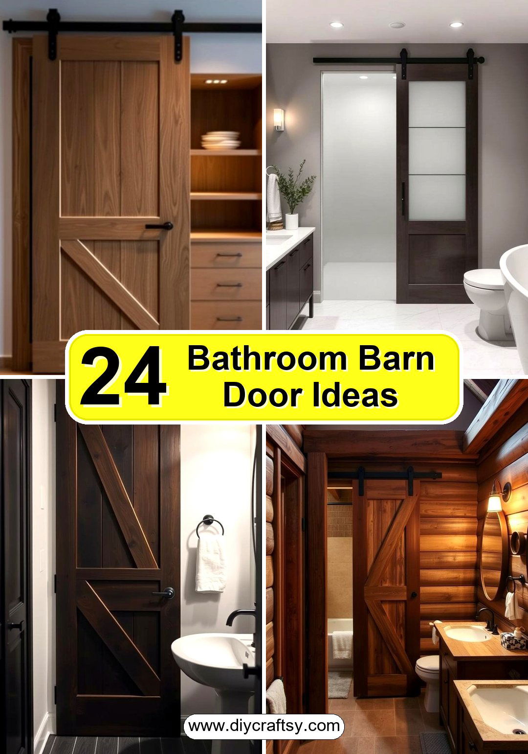 Bathroom Barn Door Ideas