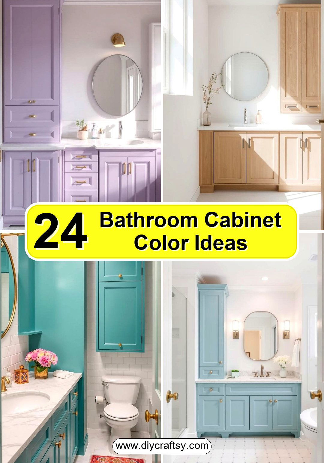 Bathroom Cabinet Color Ideas