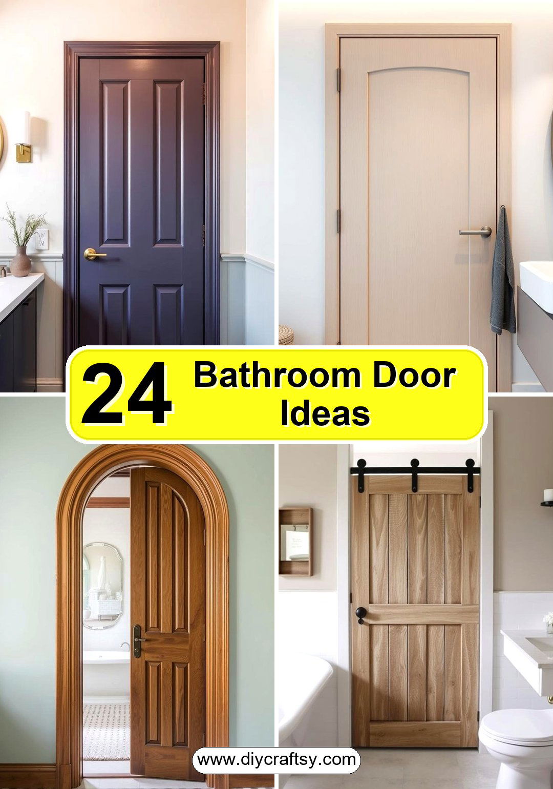 Bathroom Door Ideas