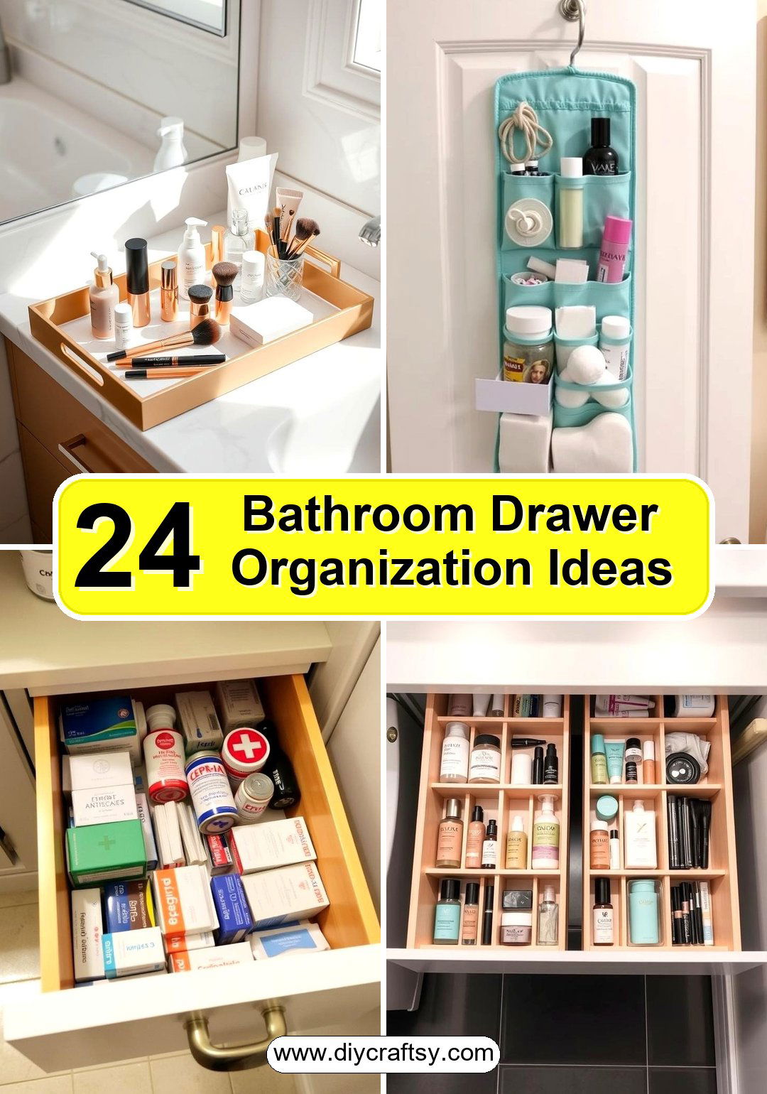 Bathroom Drawer Organization Ideas