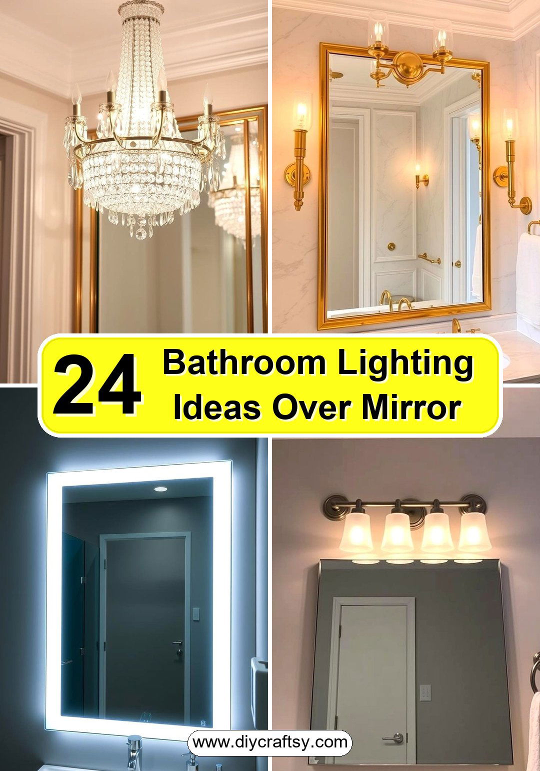 Bathroom Lighting Ideas Over Mirror
