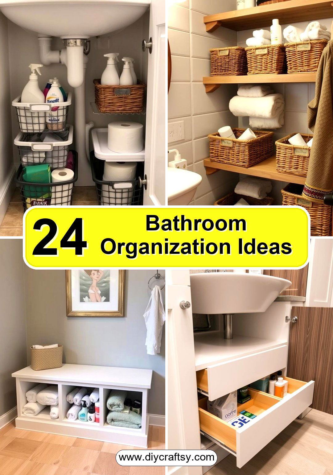 Bathroom Organization Ideas