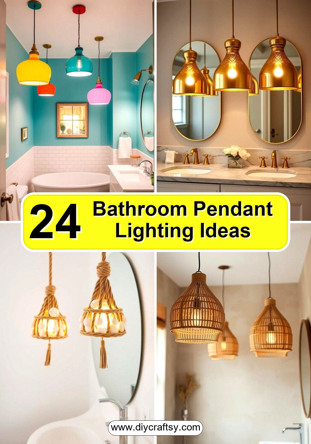 Bathroom Pendant Lighting Ideas