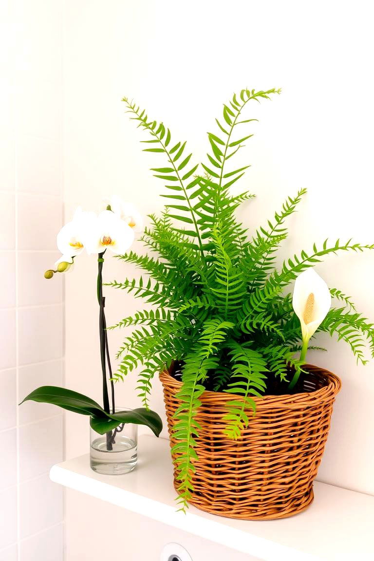Bathroom Plant Shelf - 24 Potted Plant Arrangement Ideas