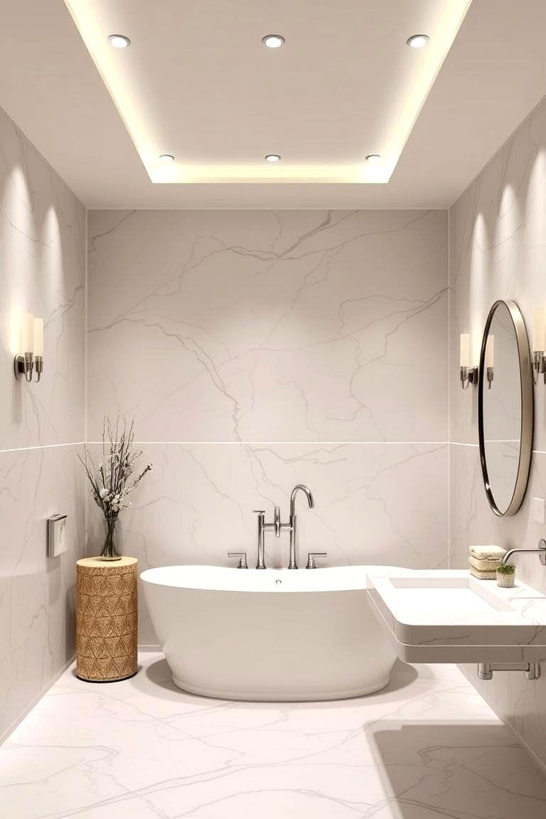 Bathroom Spa Lighting - 24 Recessed Lighting Ideas